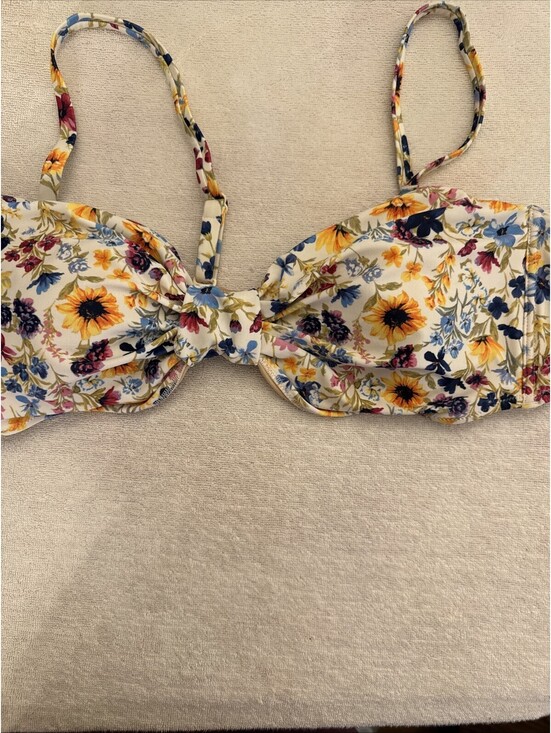 Old Navy Other - Old Navy Beach Floral Bikini Lined Swim Suit Top Colorful Women’s Size 2x
